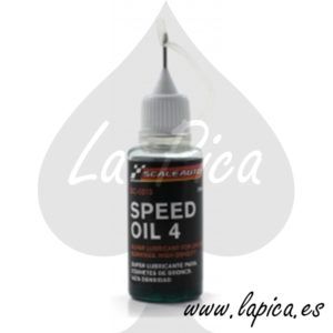 Aceite Speed Oil-4 para Cojinetes Bronce. Alta Densidad. Bote de 20ml. Color Verde.