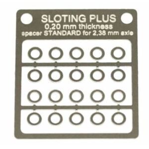 Separador 0,20 mm. ESTÁNDAR INOX. para eje 2,38 mm.