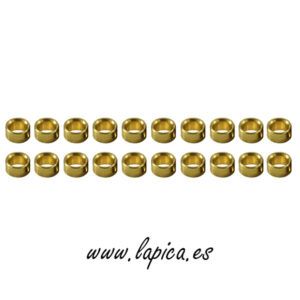 Separadores 1,5mm para Eje 2.38mm en Bronce