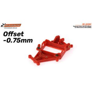 Soporte Motor AW RT3 Offset -0.75mm Hard (Rojo)