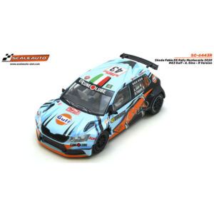 Skoda Fabia R5 Rally Montecarlo 2020 #43 Gulf - A. Gino - R Version